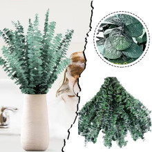 Golvvasblommor 30 st äkta torkade höga 43 cm naturliga bladpaket för dusch, bröllop, utomhus, egenvårdsarrangemang
