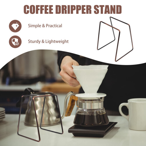 Koppholder Kaffedrypperstativ Rustfritt stål Espressomaskin Konsentratmaskin 1