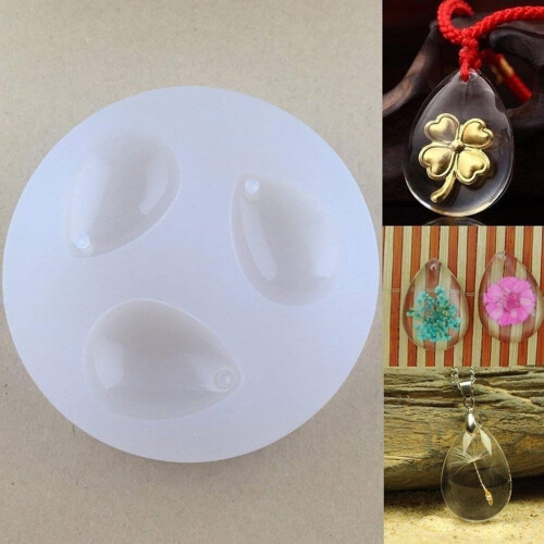 Μούχλα σταγόνας νερού για ρητίνη DIY Gem ρητίνη περίβλημα χειροτεχνίας κρεμαστό 1