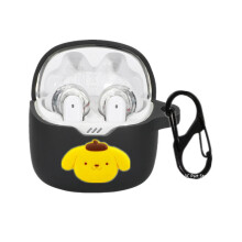 Custodia per auricolari Sanrio compatibile con JBL TUNE FLEX, in silicone, con scatola di ricarica e gancio.