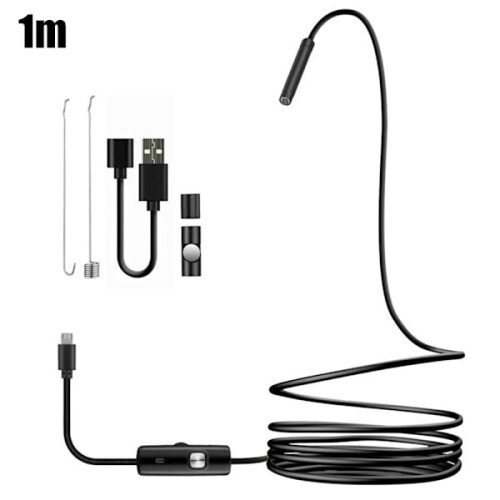 Κάμερα επιθεώρησης ενδοσκοπίου USB HD 5,5 χιλιοστών με φίδι για επιθεώρηση Android 5,5 1