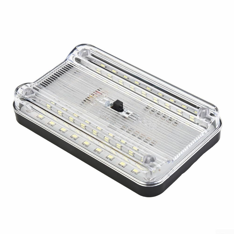 12V 36 Led Car Interior Dome Roof Ceiling With Warm Ambient Ing, Abs Light/White 9044945993059