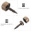 1 Set Decorative Screw Self-tapping Mirror Fixing Screw Fastener With Cap 4