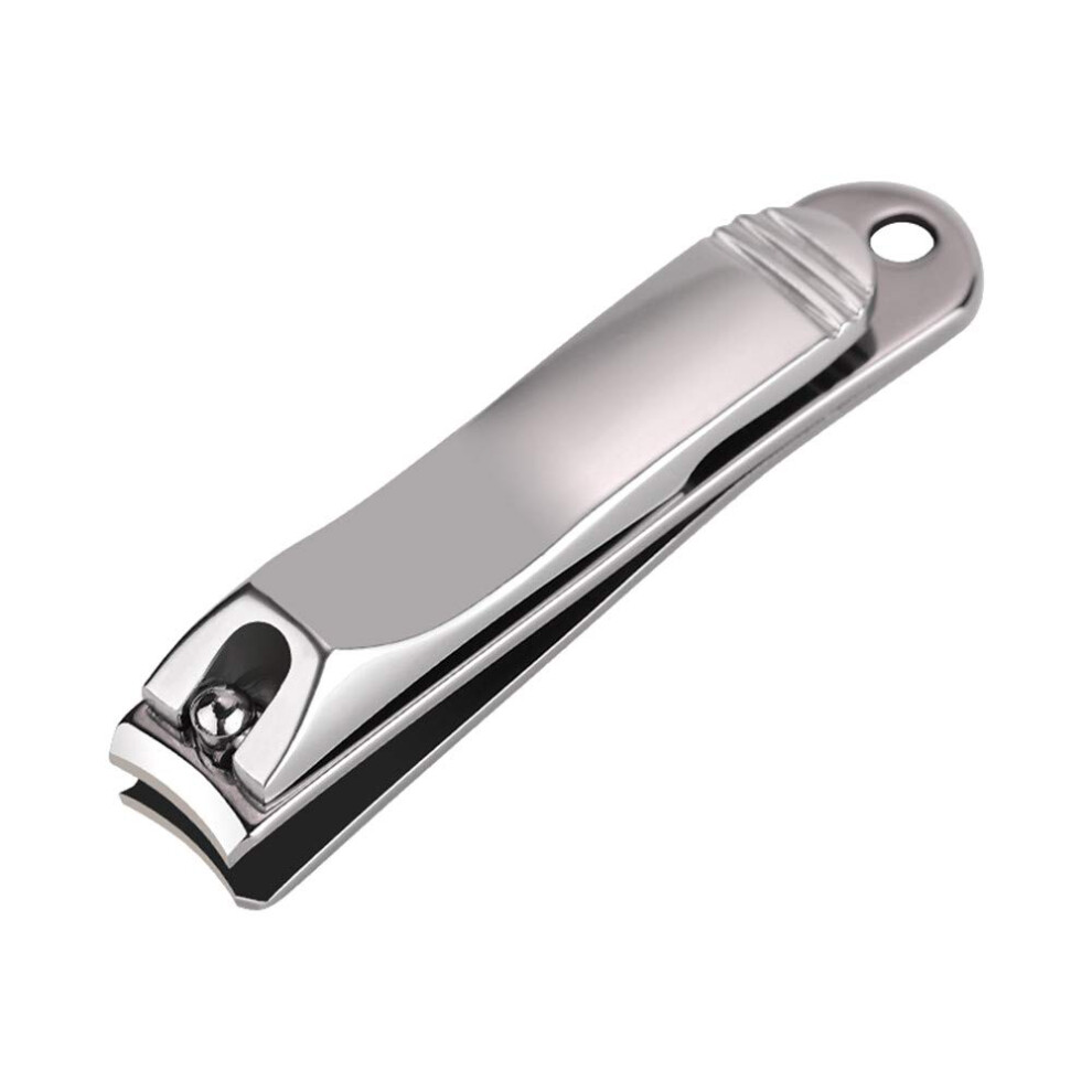 Nail Clippers and Scissors with Sharp Precision Blades, Stainless Steel, Ergonomic Grip, AntiSplash Keychain