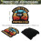 Funny Morale Patch with Hook and Loop, Embroidered Meme Design for Backpacks, Vests, Hats, Black 5