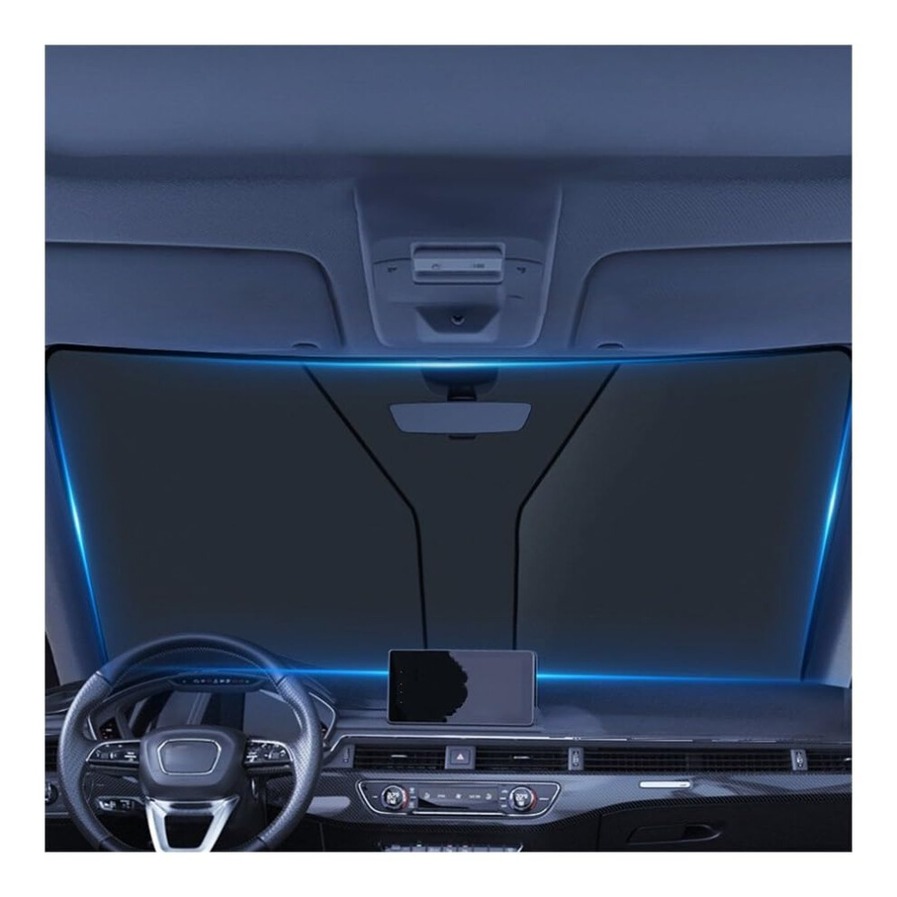 Car Sun Shade Foldable Front Windshield Sunshade Uv Protection Auto Cooling For Summer Size 9 9450606622242