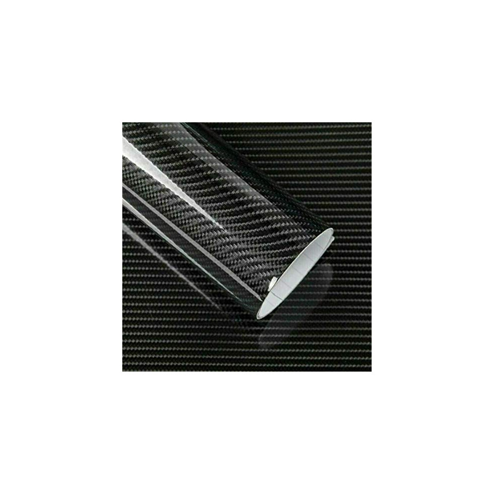 5D Car Carbon Fiber Vinyl Wrap Roll 50X152cm Selfadhesive Film For Interior Exterior Waterproof 9044945995312