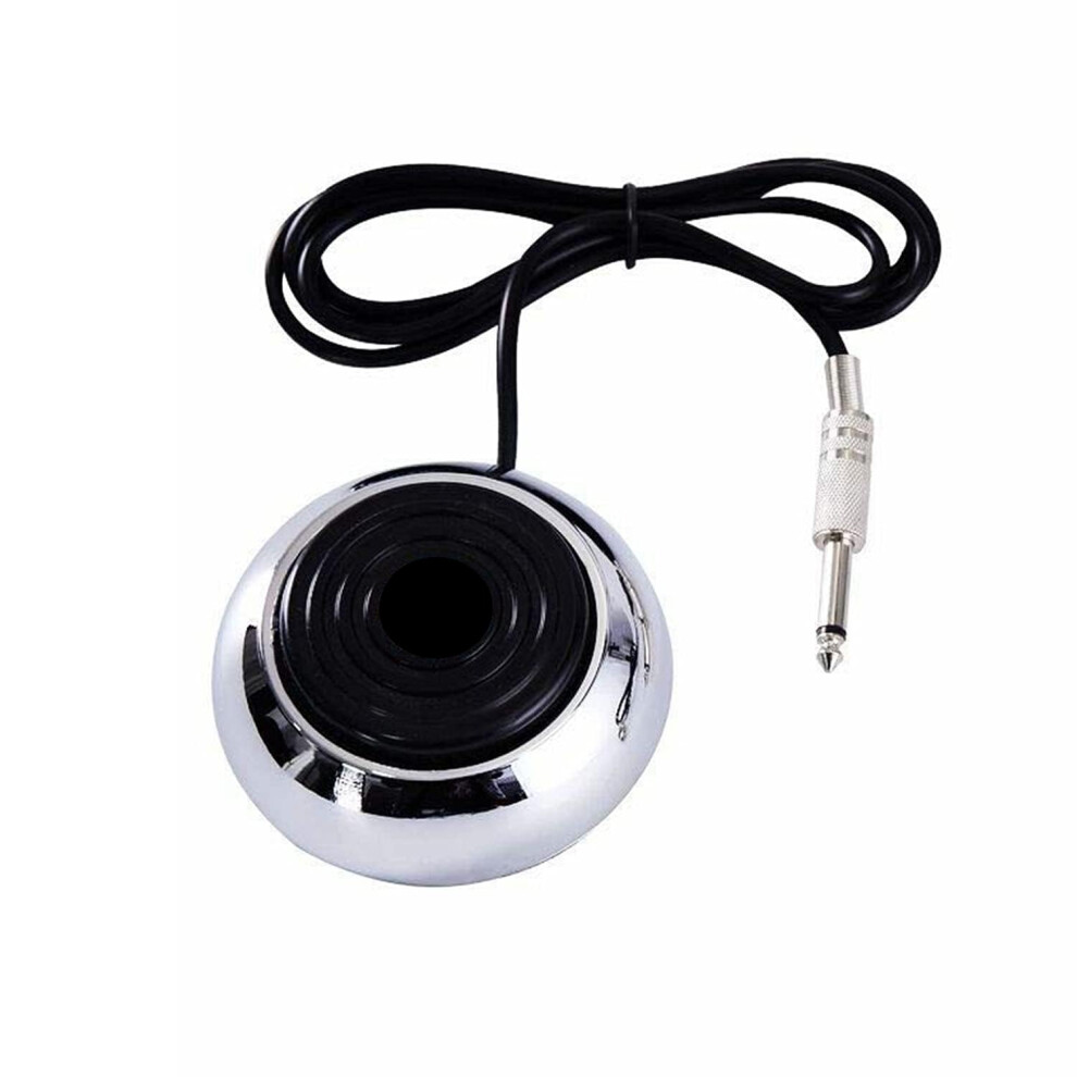 Tattoo Foot Pedal 360 Full Response Stainless Steel NonSlip Base with 5ft Cord for Power Supply