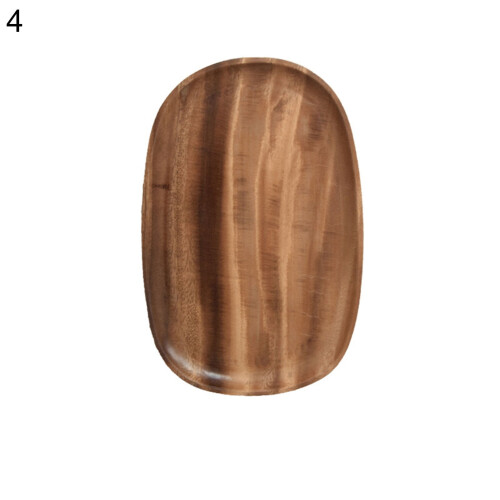 Bandeja rectangular de madera resistente Walbest, color marrón. 1