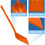 69817 Shovel,One-Piece,11",PP,Orange 4