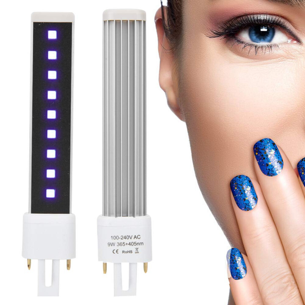 Light Uv Nail Lamp Replacement Bulb 365Nm 405Nm Dual Source Fast Gel Curing For 9W 36W 54W
