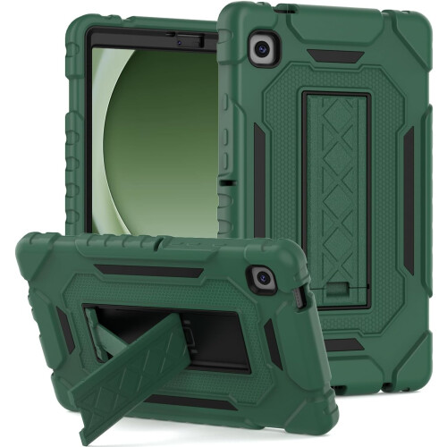 Capa compatível com Samsung Galaxy Tab A9 2023 (8,7 polegadas), resistente a impactos e de nível militar, com proteção reforçada.