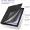 Capa compatível com Samsung Galaxy Tab A9 Plus de 11 polegadas (2023), múltiplos ângulos de visão, nova capa inteligente em couro PU com 3