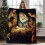 Udsalg af juletæppe! Juletæppe flanneltæppe sofasengetæppe 70x100cm E 4