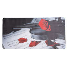 Gaming Mouse Mat Waterproof Surface Durable Stitched Edges Extended Large Size Design Soft Material Natural Rubber Base for Home and Office