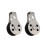 Zoyueyie2Pcs Νάιλον Σχοινί Μονής Τροχαλίας από Ανοξείδωτο Ατσάλι Τροχαλία Σκάφους 1
