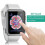 Συμβατό με το Apple Watch με προστατευτικό κάλυμμα TPU για το Apple Watch, πλήρης κάλυψη 6