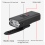 Φως ποδηλάτου LED USB επαναφορτιζόμενος πολυλειτουργικός φακός υψηλής 2