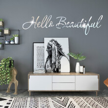 Buchstabenkombination Spiegelaufkleber Schlafzimmer Wohnzimmer Dekoration Dekorative Aufkleber