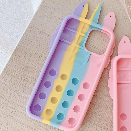 Compatible with iPhone compatible with Apple Mobile Phone Case Silicone Unicorn Case compatible with iphone11 pro max 2