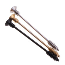 Örhängen Örhängesmycken 3 st Skruv Punk 2 tum Långa 1,8 mm Gauge Örhänge 3D Skruv Nagel Industriellt Skivstångsöra