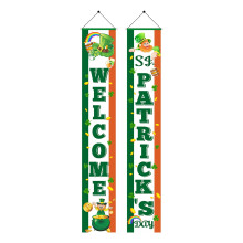 WRXMIJNHGSA Opruiming St. Patrick's Day Ierse Feestdag Verandabord Huis Deurgordijn Banner Decoratie
