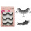 Ψεύτικες βλεφαρίδες Fluffy3D Faux Mink Lashes Wispy Lashes Σετ 3 ζευγών, μακριές και χοντρές 3