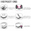 Ψεύτικες βλεφαρίδες Fluffy3D Faux Mink Lashes Wispy Lashes Σετ 3 ζευγών, μακριές και χοντρές 6