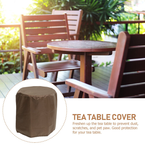 Möbelskydd Trädgårdsbordsskydd Terrassstol 190 Silverbelagd Polyester Taftskydd 2