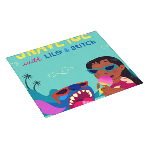 Πατάκι στεγνώματος πιάτων Stitch για πάγκο κουζίνας, πατάκι πιάτων μικροϊνών, 1