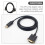 Conversion Cable Vga to Displayport Adapter for Projector Gilded Copper Core 4