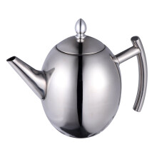 Theepot met zeef, roestvrijstalen waterkoker, koffiepot, boogschietdoelen voor in de achtertuin