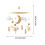 Kayannuo Home Decor Clearance - Κινητή Βάση για Βρεφικό Κρεβάτι, Ξύλινο Τσόχινο Δώρο για 2