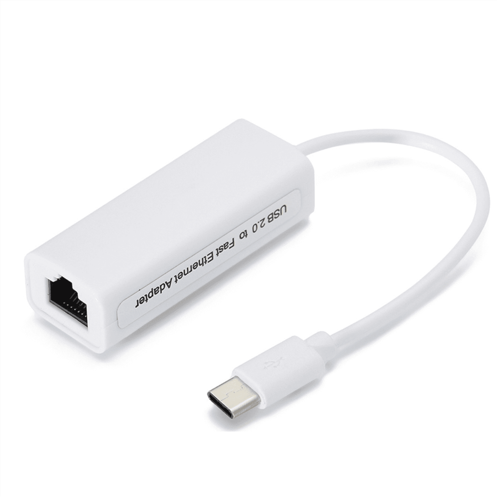 Network Card Usb Type-C To Rj45 100M Driver-Free Network Card Converter Network Cable Adapter Ethernet Adapter A 9433291469972