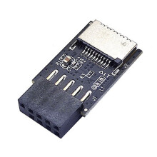 Tiontaire Nascóir Tosaigh USB2.0 9 bioráin go TYPE-C A-KEY, Cuibheoir Ceanntásc Comhéadain USB3.2TYPE-E, Máthairchlár