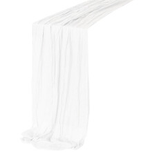 Poaug Clearance bordslöpare i ostduk (90x300cm), passar till bröllop, högtider och födelsedagsdekorationer