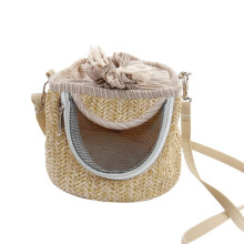 Transportín portátil XROMTBEM para mascotas pequeñas, transpirable, para viajes al aire libre, para erizos y hámsteres, bolsa de transporte,
