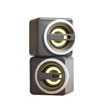 PAVEOS Ordinary Audio på Clearance Högvärdig stationär ministereo stationär bärbar dator USB subwoofer Hifi ljudkvalitet, med andningsfunktion