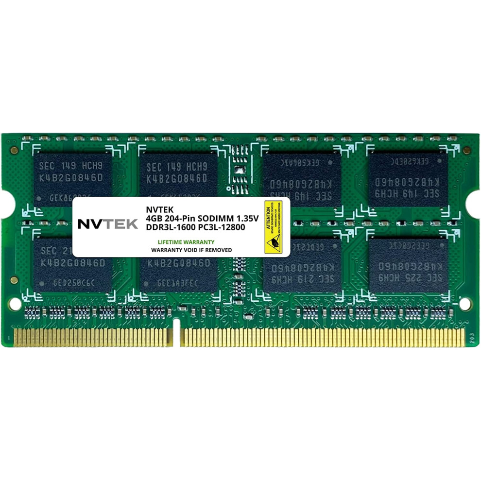4Gb Ddr3-1600 Pc3-12800 Sodimm Laptop Ram Memory Upgradeâ¦ 9448196119495