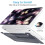 Capa projetada para MacBook Pro de 16 polegadas A2141 (lançamento de 2019) com tela Liquid Retina/Touch ID. 3