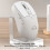 jixopn Ασύρματα Ποντίκια Gaming Συμβατά με Bluetooth BT5.0/4.0 + 2.4Ghz Επαναφορτιζόμενα (Λευκά) 2