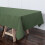 BalsaCircle 152 x 280 cm rektangulär bordsduk i polyester, mossgrön 5