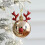Easygou2Pcs Χριστουγεννιάτικες Μπάλες Στολίδια Μπάλας Κρεμαστό Μπαλάκι με Σχέδιο 8