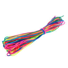 Corda da paracadute arcobaleno da 4 mm 31 m, corda paracord colorata, braccialetto unisex per tenda