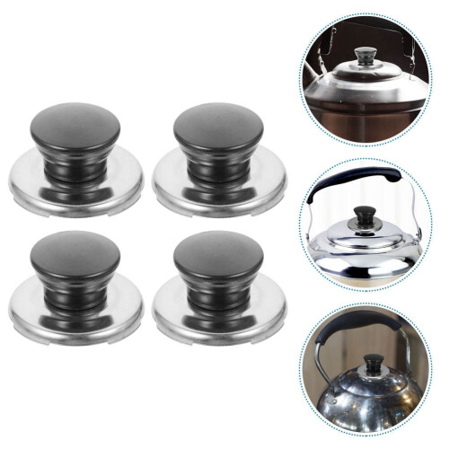 4Pcs Whistling Kettle Lid Knobs Kitchen Replacement Holding Knobs Kettle Lid Handles 2