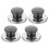 4Pcs Whistling Kettle Lid Knobs Kitchen Replacement Holding Knobs Kettle Lid Handles 4