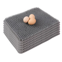 Chicken Nesting Pads, Washable Nesting Box Pads for Chickens, Reusable Nesting Pads for Chicken Coop, 6 PCS (Gray)