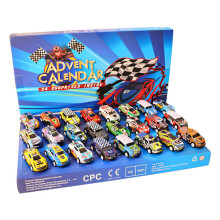 Calendrier de l'Avent avec compte à rebours de 24 jours, coffret cadeau, voiture miniature, boîte surprise 10