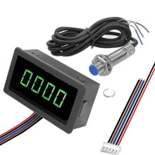 Compte-tours numérique à LED avec affichage du régime moteur et capteur de proximité à effet Hall NPN