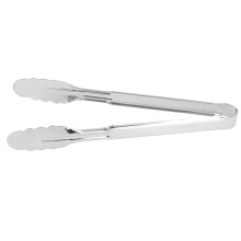 YUMILI Voedseltang, 304 roestvrijstalen, verdikte, multifunctionele voedseltang, barbecuetang, kooktang voor keuken, camping en bakken (L)